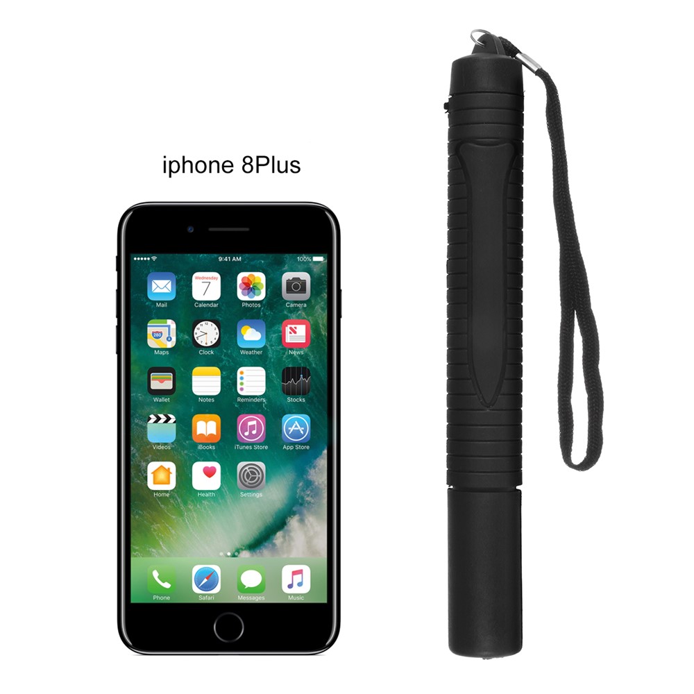 Outdoor Travel Security Retractable Stick Three-section Telescopic Pole Self-Protect Emergency Escape Tool-8