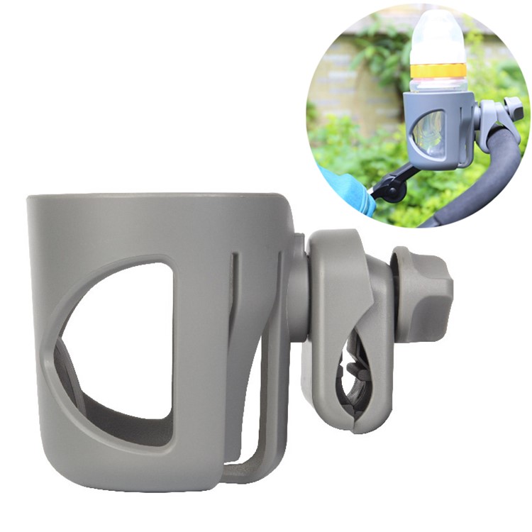 Grey - Stroller Feeding-bottle Cup Holder Cup Rack Bicycle Bottle Holder Baby Carriage Accessory-1