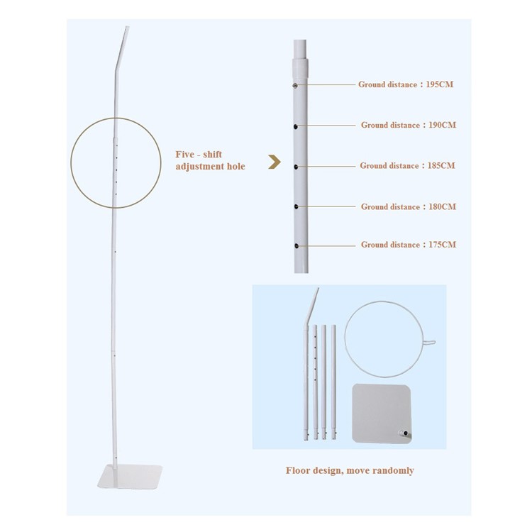 50D High Density Height Adjustable Baby Infant Bed Mosquito Net with Cute Toy Decor-6