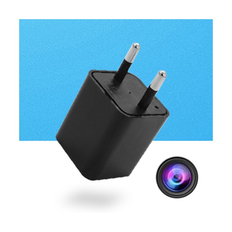 1080P HD Mini Spy Camera Motion Detection Security Camera Charger USB Wall Charger WiFi Camera - EU Plug-1
