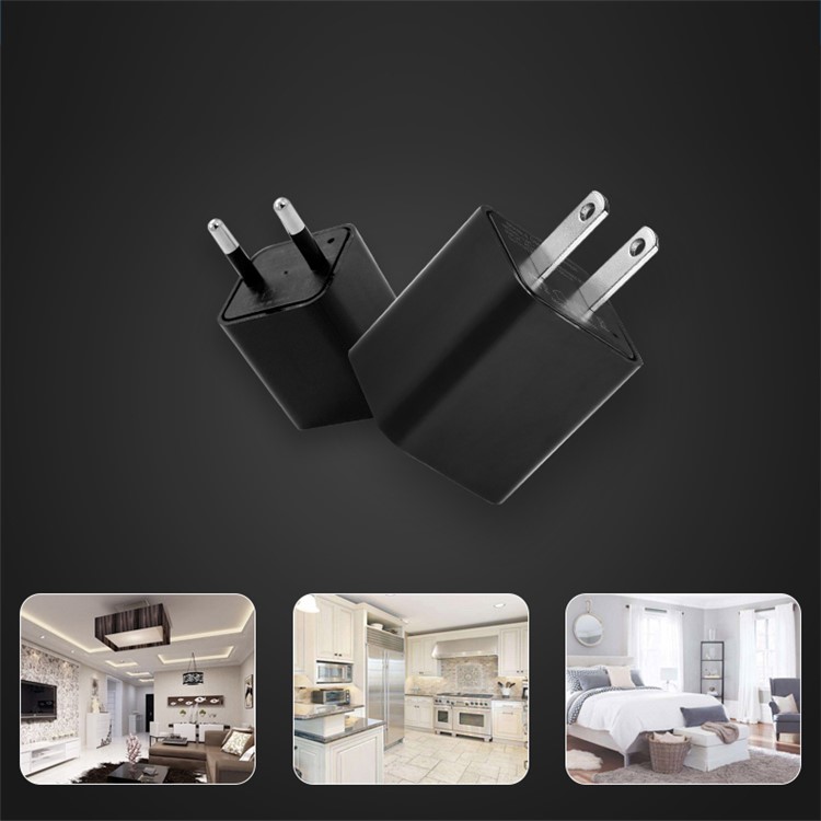 1080P HD Mini Spy Camera Motion Detection Security Camera Charger USB Wall Charger WiFi Camera - EU Plug-6
