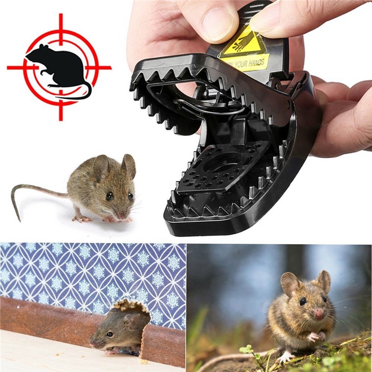 4Pcs/Set Mouse Traps Powerful Rat Mice Rodent Killer - Size: M-2
