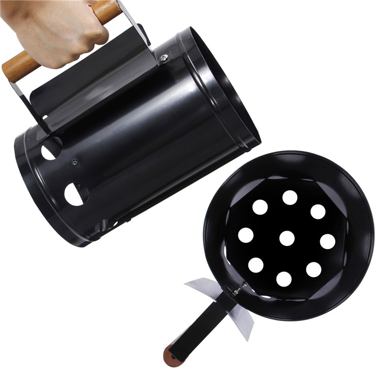 Portable Barbeque BBQ Chimney Charcoal Starter Fire Starter-1