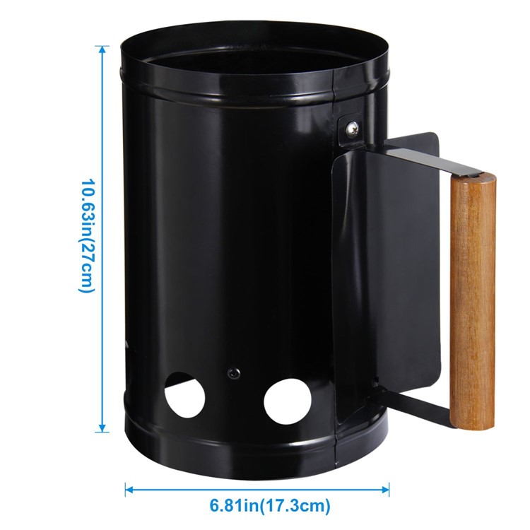 Portable Barbeque BBQ Chimney Charcoal Starter Fire Starter-3