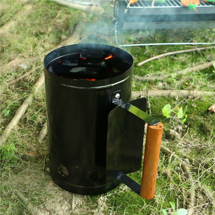 Portable Barbeque BBQ Chimney Charcoal Starter Fire Starter-7
