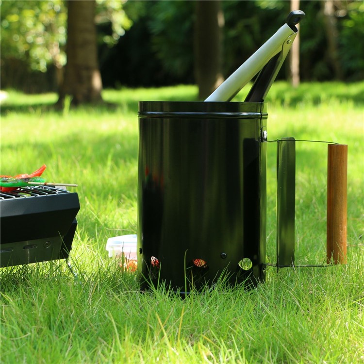 Portable Barbeque BBQ Chimney Charcoal Starter Fire Starter-8