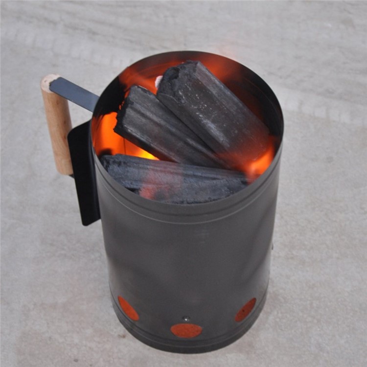 Portable Barbeque BBQ Chimney Charcoal Starter Fire Starter-9