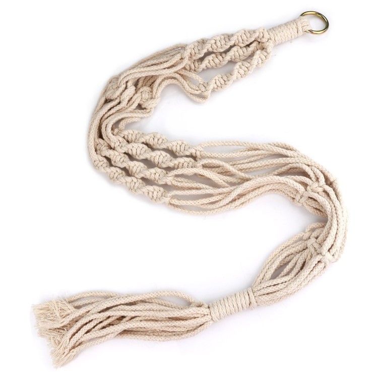 4PCS/Lot Macrame Plant Hanger Outdoor Indoor Flower Pot Plant Holder Hanging Planter Basket-4