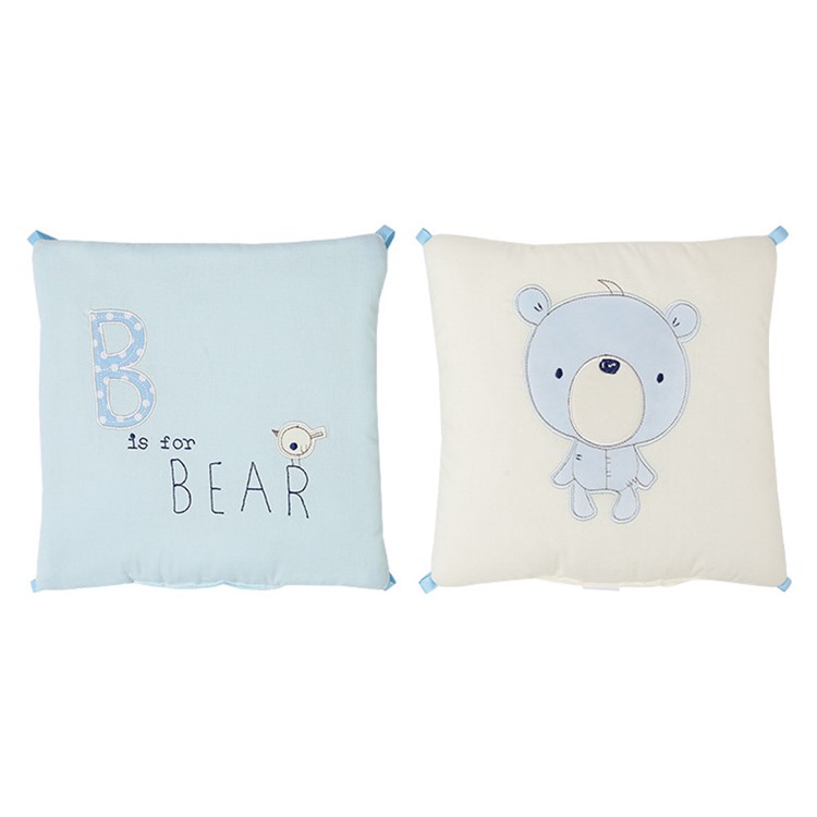 6Pcs/Set Cartoon Infant Bed Bumper Baby Crib Protector - Blue Bear-4
