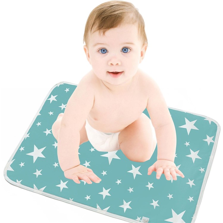 2Pcs Baby Nappy Cotton Diaper Changing Baby Waterproof Mattress Bed Sheet Infant Change Mat Cover-7