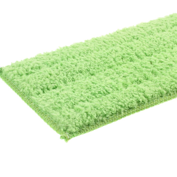 Stainless Steel Handle Mop with 2 Green Double-sided Super Microfiber Mop Pads-10