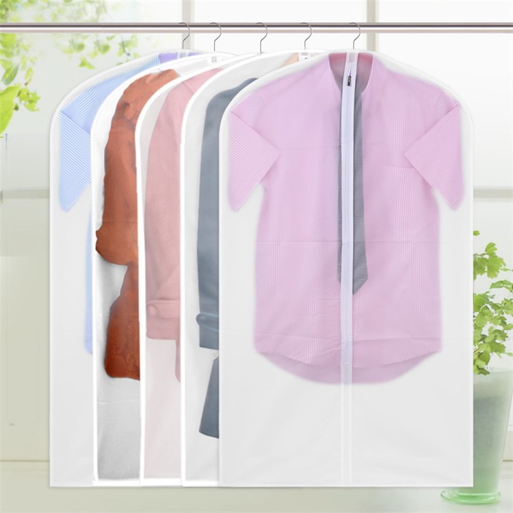 5PCS/Set Translucent PEVA Tuxedos Dust-proof Garment Protective Bags, Size: 60 x 137cm-1