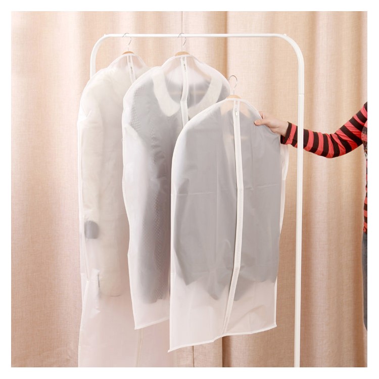 5PCS/Set Translucent PEVA Tuxedos Dust-proof Garment Protective Bags, Size: 60 x 137cm-2