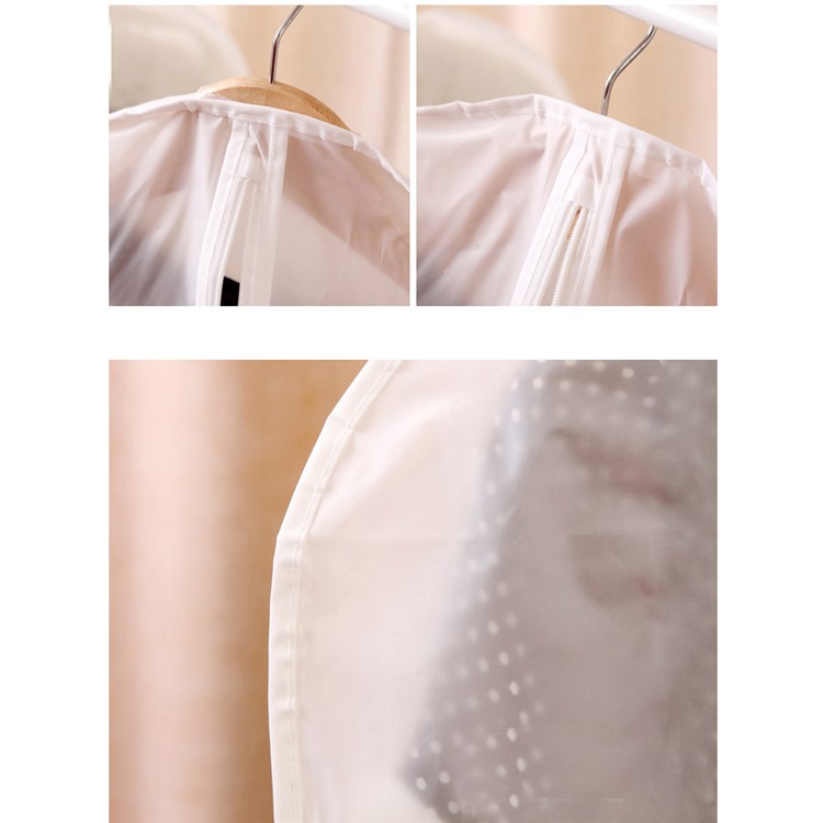 5PCS/Set Translucent PEVA Tuxedos Dust-proof Garment Protective Bags, Size: 60 x 137cm-3