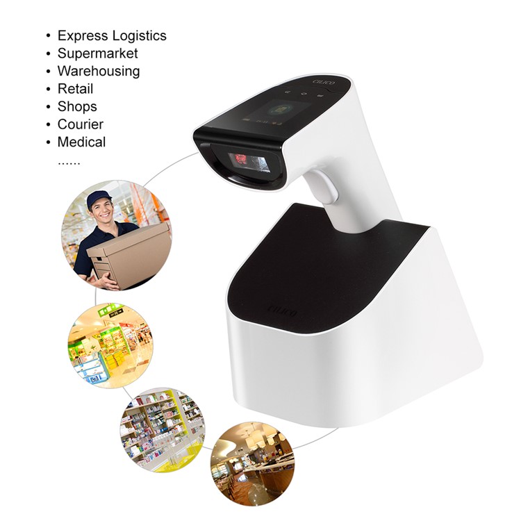 CILICO IOT800 WiFi Bluetooth Wireless and USB 2D Barcode Scanner Hands Free Barcode Reader - EU Plug-12