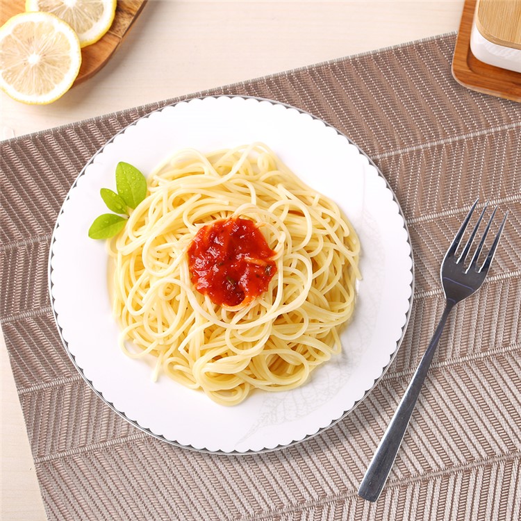 4PCS/Lot Non-slip PVC Kitchen Placemats for Dining Table, Size: 45 x 30cm - Grey-2