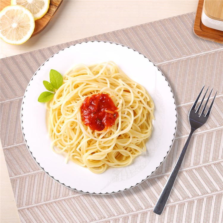 4PCS/Lot Non-slip PVC Placemats Heat Insulation Non-slip Table Mats, Size: 45 x 30cm - Silver-2