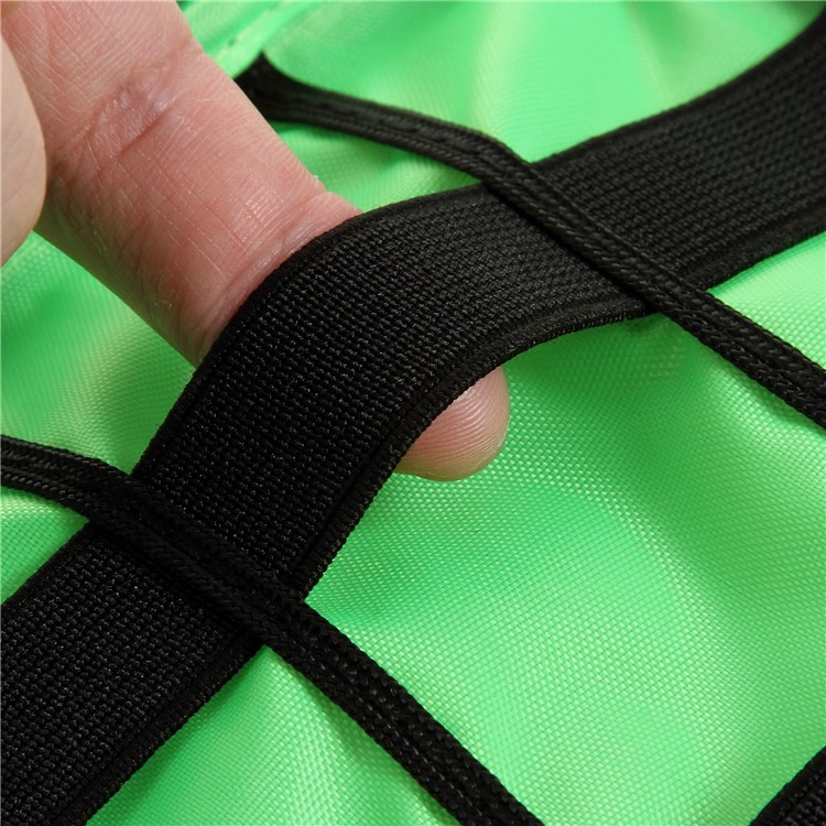 Polyester Multi-function Travel Power Bank Cable U-disk iPad Carrying Storage Bag - Black/Size: 28 x 23cm-7