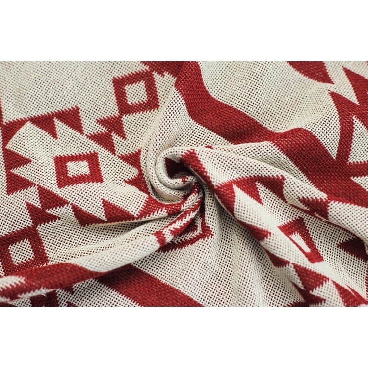 Geometric Pattern Sofa Towel Slipcover Warm Blanket 130 x 180cm-5