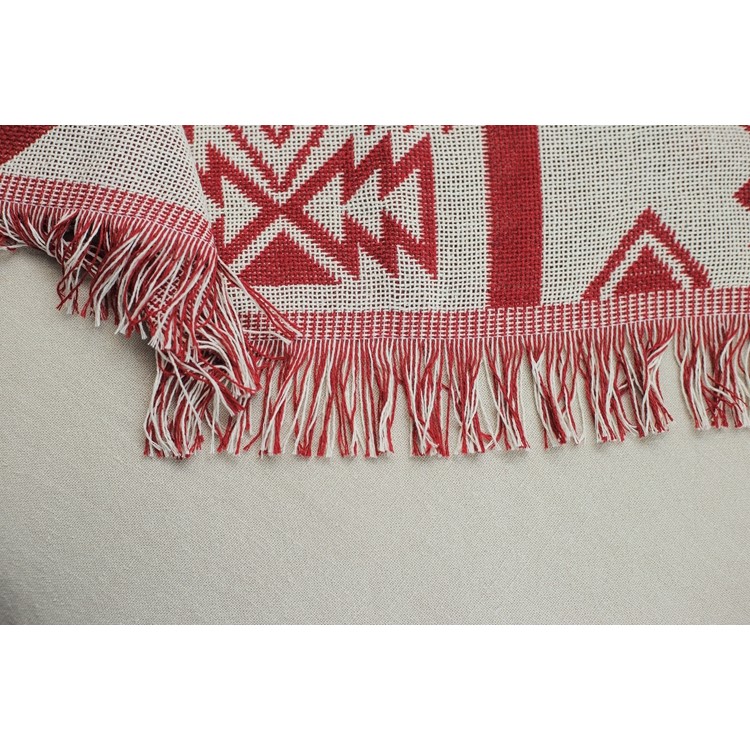 Geometric Pattern Sofa Towel Slipcover Warm Blanket 130 x 180cm-6