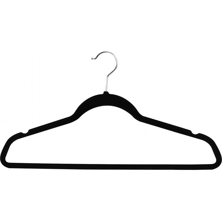 10PCS/Pack 360-Degree Rotatory Non-Slip Velvet Hangers Clothes Hanger Hook-3