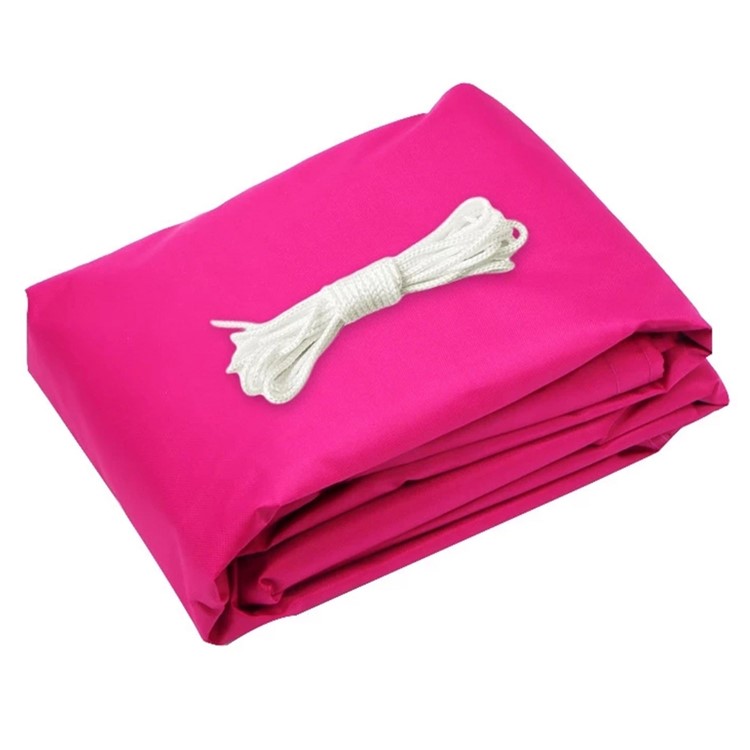 Outdoor Breathable Sun Shade Sail UV Protection Triangle Sail, Size: 3 x 3 x 3m - Rose-1