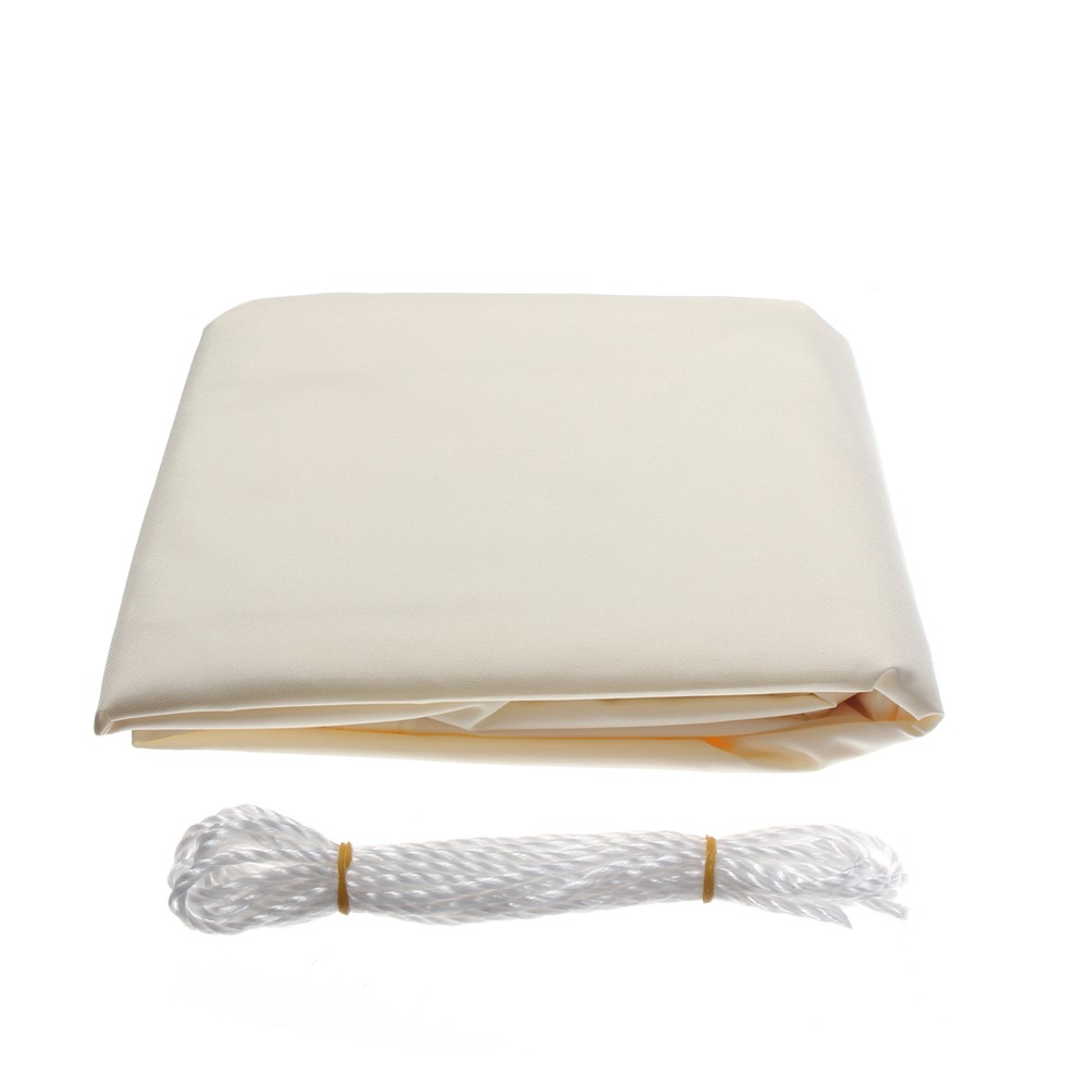 Breathable Sun Shade Sail UV Protection Triangle Sail, Size: 3.6 x 3.6 x 3.6m - White-3