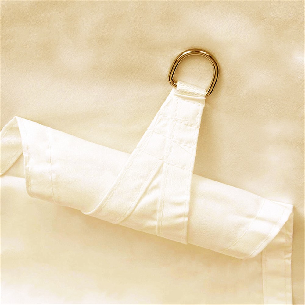Breathable Sun Shade Sail UV Protection Triangle Sail, Size: 3.6 x 3.6 x 3.6m - White-4
