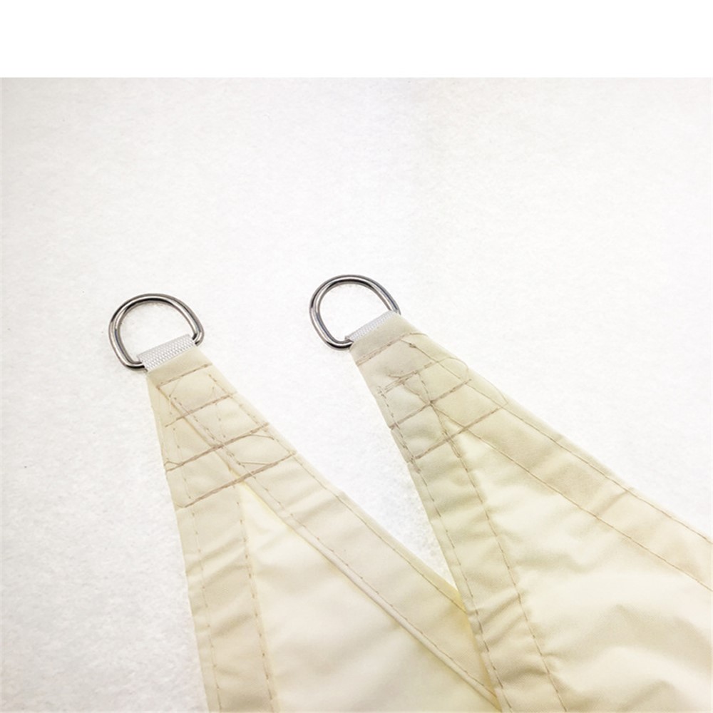 Breathable Sun Shade Sail UV Protection Triangle Sail, Size: 3.6 x 3.6 x 3.6m - White-5