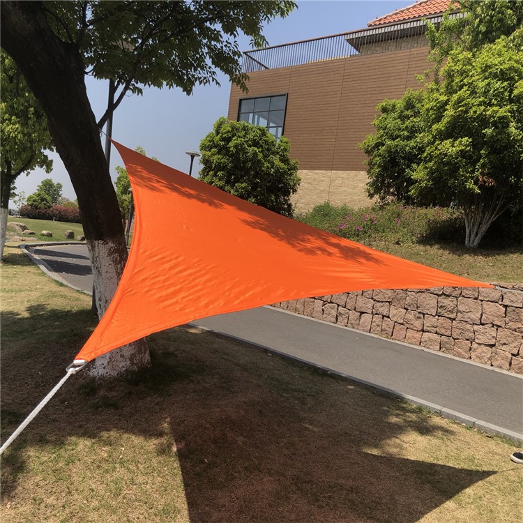 Breathable Sun Shade Sail Waterproof Triangle Sail, Size: 3.6 x 3.6 x 3.6m - Orange-1