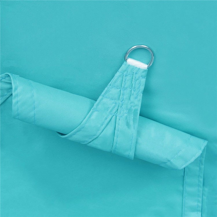 Portable Breathable Sun Shade Sail UV Protection Triangle Sail, Size: 3.6 x 3.6 x 3.6m - Cyan-3