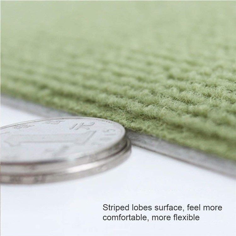 5PCS/Set Luminous Anti-skid Polyester Carpet Stair Gripper Mats, Size: 70x21x4.5cm - Green / Polar Bear-3