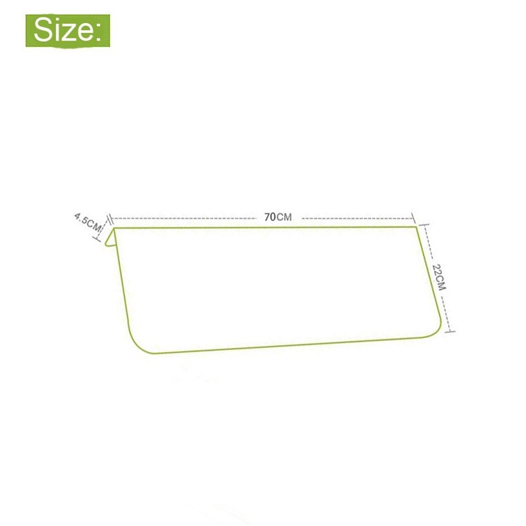 5PCS/Set Luminous Anti-skid Polyester Carpet Stair Gripper Mats, Size: 70x21x4.5cm - Green / Polar Bear-4