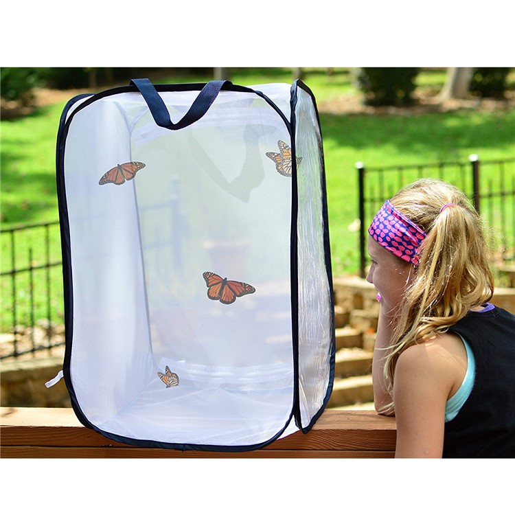 Foldable Insect Resistance PVC Greenhouse Cover with Black Frame for Indoor Outdoor Plant-2