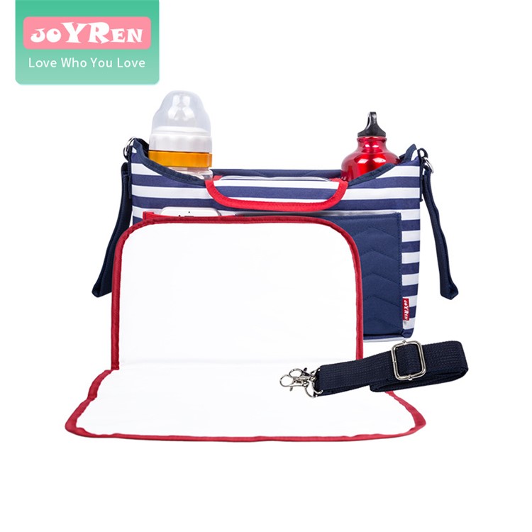 Polyester Baby Care Diaper Bag Stroller Accessories Hanging Bag Baby Storage Bag-4