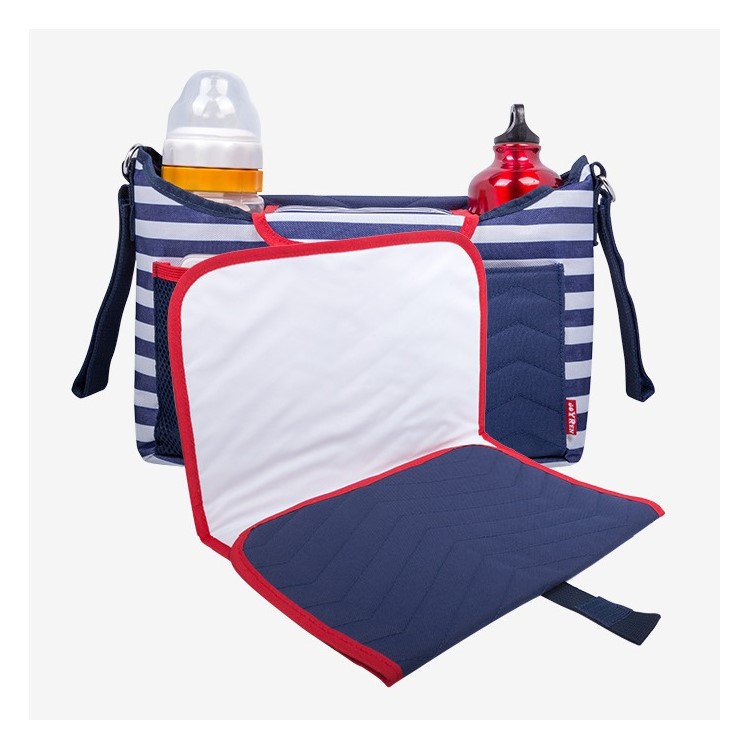 Polyester Baby Care Diaper Bag Stroller Accessories Hanging Bag Baby Storage Bag-6