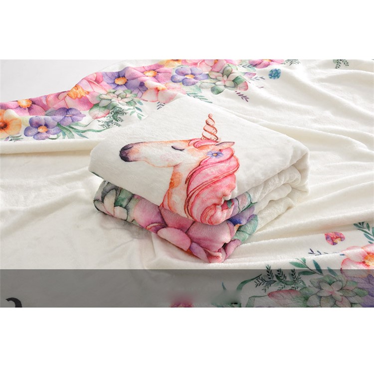Premium Fleece Monthly Milestone Blanket for Baby Boy Girl Photo Props - Blooming Flowers-2