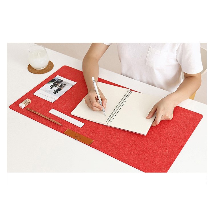 Large Office Computer Desk Modern Table Mouse Pad Cushion Desk Gamer Mousepad Mat - Watermelon Red-2