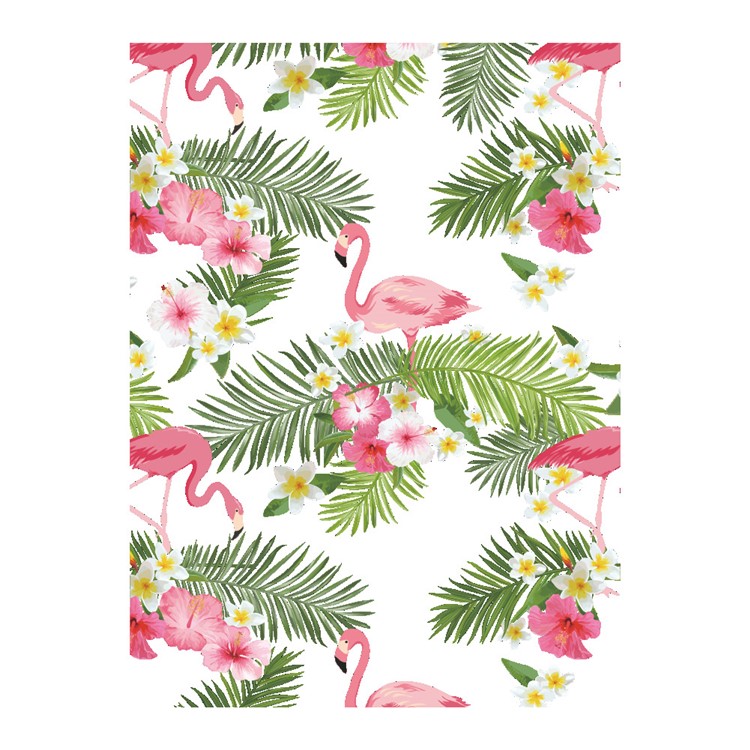 Hot-sale Flamingo Pattern Waterproof PVC Wall Glass Sticker Wallpaper - ZYPA-251-N-1