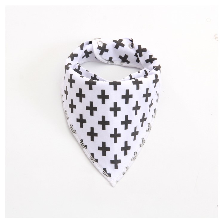 10Pcs/Set Stylish Design Baby Drool Bibs Organic Cotton Super Absorbent Baby Bibs-3