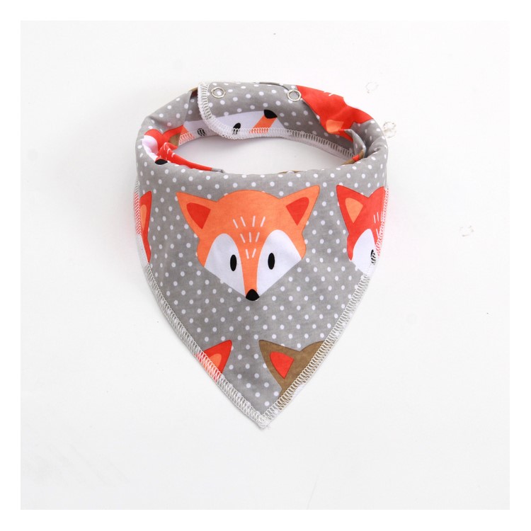 10Pcs/Set Stylish Design Baby Drool Bibs Organic Cotton Super Absorbent Baby Bibs-5