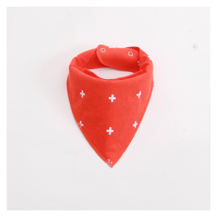 10Pcs/Set Stylish Design Baby Drool Bibs Organic Cotton Super Absorbent Baby Bibs-6
