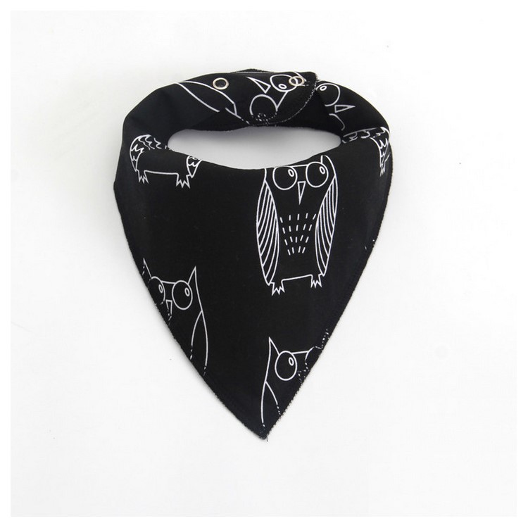 10Pcs/Set Stylish Design Baby Drool Bibs Organic Cotton Super Absorbent Baby Bibs-8