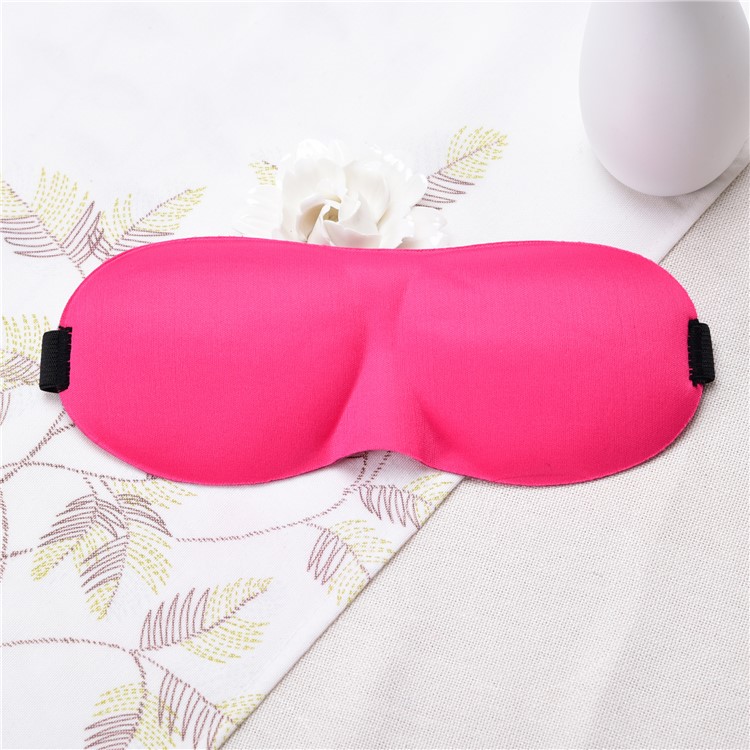 Comfortable Super Soft Large Adjustable 3D Contoured Eye Mask for Sleeping Travel Shift Work - Rose-1