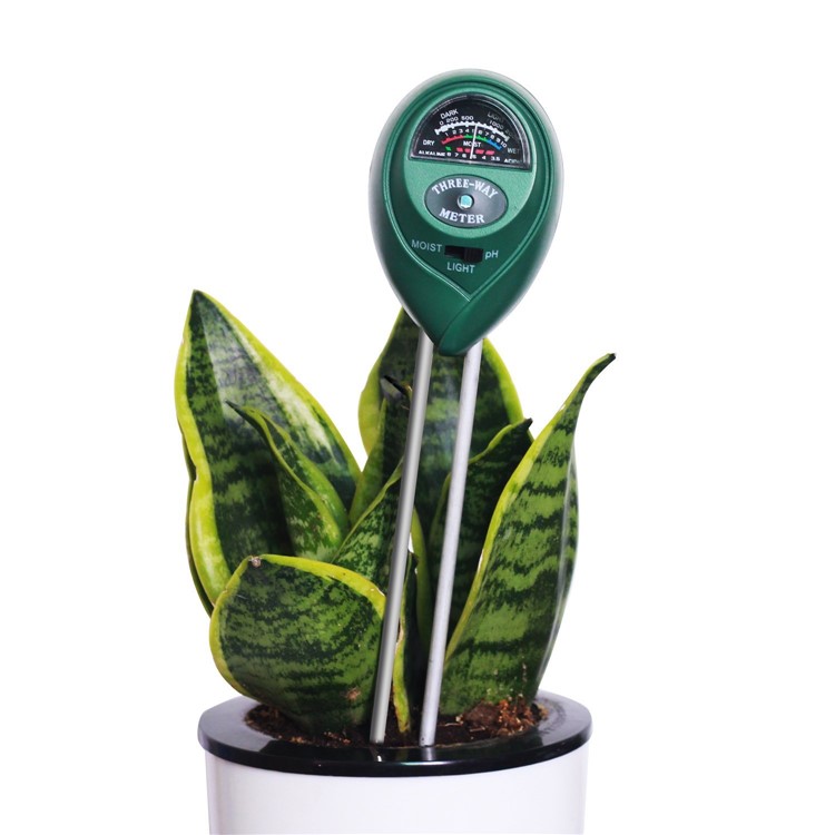 3-in-1 PH Moisture and Light Plant Soil Tester for Gardening Farming-1