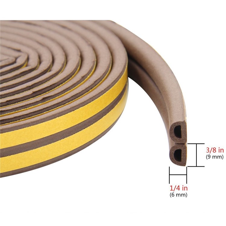 Anti-collision Self Adhesive Door Window Rubber Weatherproof Seal-5