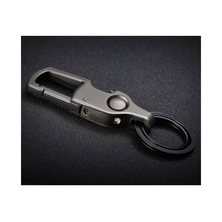 Ouvre-bouteille 3-en-1 Porte-clés Lampe De Poche LED - Gris-2
