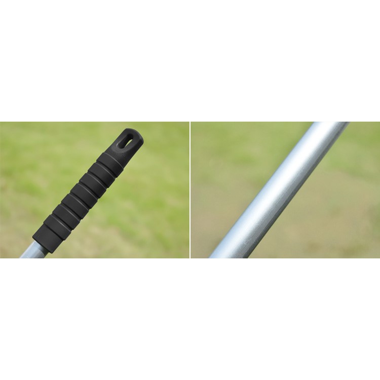 150M Adjustable Garden Leaf Rake with 15 Section Steel Heads-5