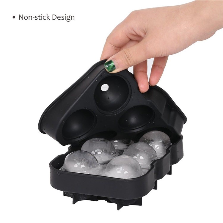 6 Compartments Mini Silicone Semi-circle Shape + Square Shape Ice Cube Candy Cake Chocolate Mold-7