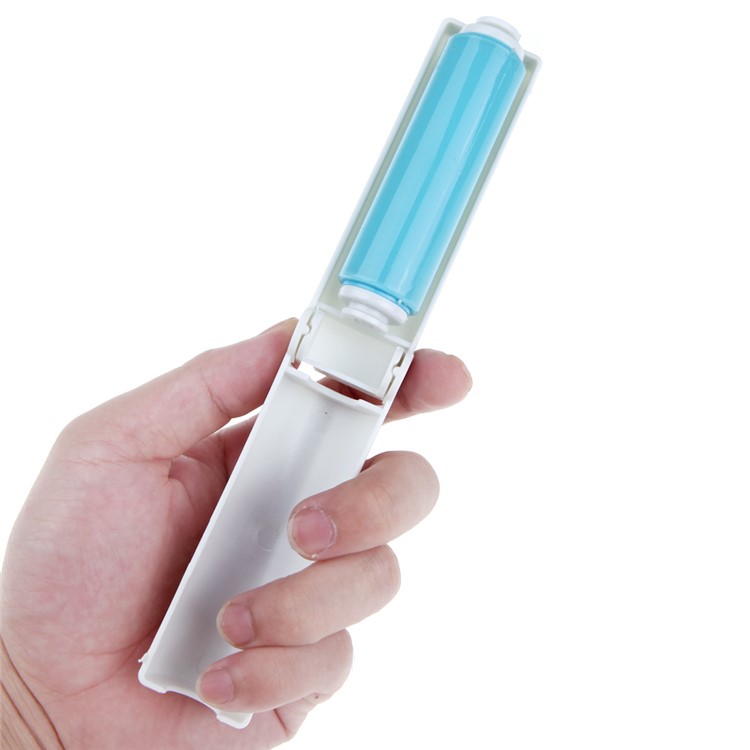 2Pcs/Set Washable Travel Lint Roller Reusable Sticky Picker Cleaner Sticky Lint Roller - Blue-15